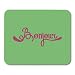 Produktbild Mouse Pads Red Simple Lettering Hand Bonjour on Green Graphic Design Modern Stylish Abstract Colorful Textiles Mouse Pad for Notebooks,Desktop Computers Mouse Mats, Office Supplies