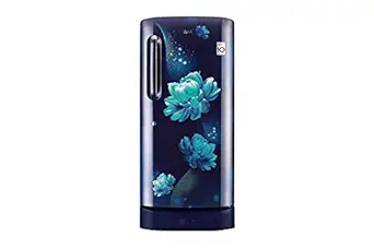 LG 190 L 3 Star Smart Inverter Compressor Single Door Refrigerator (GL-D201ABCX, Blue)