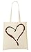 Produktbild Minimalistic Red Heart Graphic Tragetasche Einkaufstasche