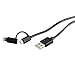 Produktbild USB Lade-Sync Kabel 2in1,Micro + Lightning, 1m