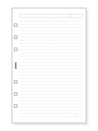 Recambio Agenda Finocam Open Rayado Horizontal (500)