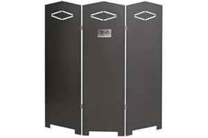 MILLE SRL PARACALORE STUFA CAMINO CAMINETTO MODELLO OTTAWA (Nero)