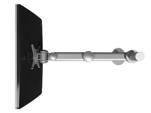 Dataflex 662 ViewMate Style Monitorarm (Tragkraft max. 15kg, bis 61 cm (24 Zoll) Bildschirmdiagonale, VESA: MIS-D 75×75/100x100mm kompatibel, Säule Höhe 400mm) silber - 4