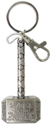 JIANGHONGWEI Thor Hammer Pewter Key Ring