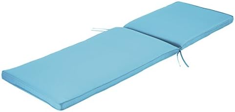 Charles Bentley Sunlounger Cushion Sunbed Recliner Seating Garden Patio Furniture - Teal