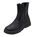 Produktbild Vovotrade Kurze Ankle Schuhe Chelsea Boots Frauen Lederstiefel Flache Niedrige Reißverschluss Mittlere Rohr Stiefel Freizeitschuhe Martin Stiefel Herbst Winter