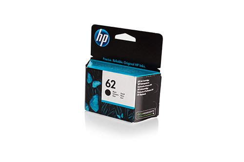Original Tinte HP 62 , C2P04A C2P04AE - Premium Drucker-Patrone - Schwarz - 200 Seiten