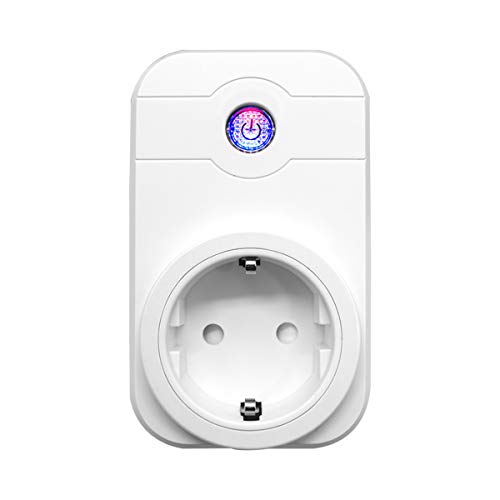 YAGALA WiFi Smart enchufe, WiFi inteligente Home Socket con Timing Función, compatible con Amazon Alexa Echo/Echo Dot para Android y iOS Smartphone