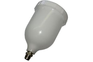 FAST MOVER TOOLS Fast Mover 600ml Red, Black Gravity Spray Gun Cup for Devilbiss GTI GtiPro PriPro FLG Spraygun