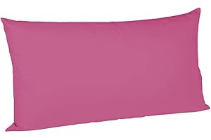 Fleuresse Colours Kissenbezug, Mako Satin, Pink, 40 x 80 cm