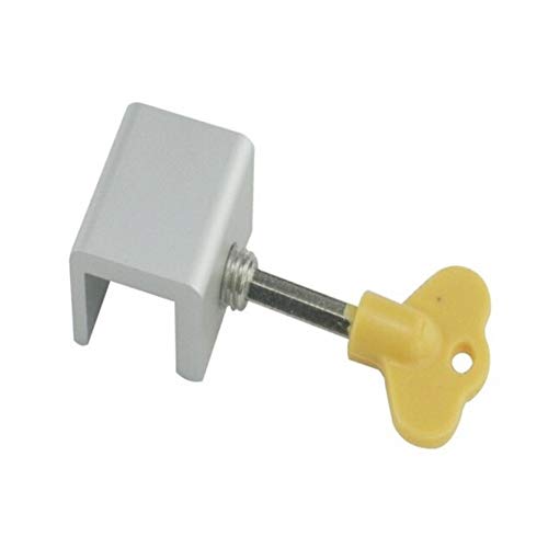 Preisvergleich Produktbild HermosaUKnight Child Aluminium Alloy Screen Lock Schiebefenstersperre Übersetzungsfenstersperre