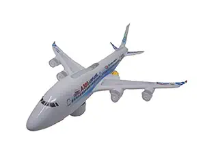 Lukas A380 Aeroplane Toy for Kids with Beautiful Lights and Sound, Airplane Toy for Kids, Flash Music Plane Small