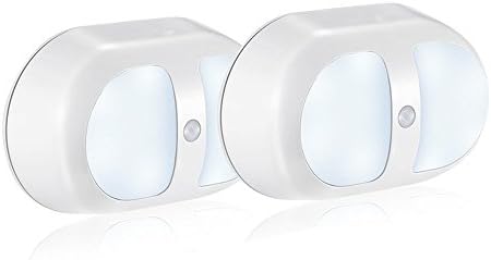 Elikeable LT Portble Wireless Motion Light, Sensor Table Lamp Super Bright LED Battery Powered Hallway Night Light(2 pack)