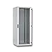 Produktbild BIGtec 19" 27HE Netzwerkschrank Serverschrank H x B x T 1315 x 600 x 800 mm RAL7035 lichtgrau komplett vormontiert , Stahlblechgehäuse , eigenbelüftet , 19" Rack , Seitenwände abnehmbar , Sicherheitsglas , Türschloß , mit Rücktür , Traglast 600kg Netzwerkschrank nach DIN 41494 , Standard Netzwerkschrank Serverschrank , mit 2 Türen , abnehmbaren Seitenwänden , Schranktiefe 800mm
