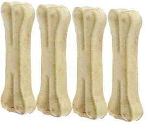 Kapoor Pets Dog Food 4 INCH Bone 4 PC Dry New Born Dog Food