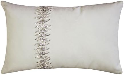 FILLED KYLIE MINOGUE MARTIA PEARL DIAMANTE VELVET 20X35CM CUSHION