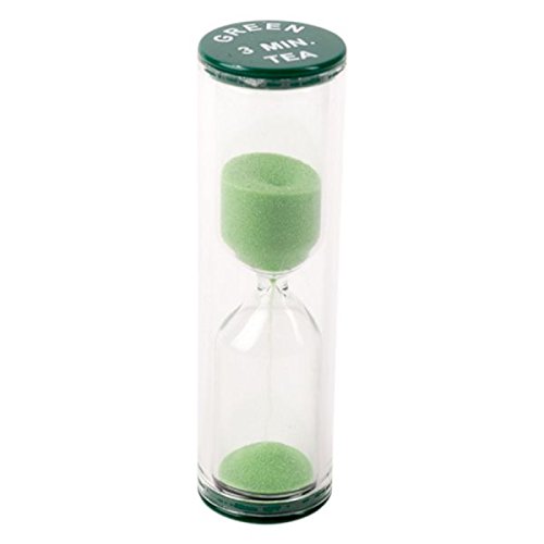 Teezeitmesser - SANDUHR - 3 Minuten Ziehzeit - grün