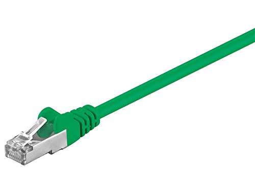 Preisvergleich Produktbild CAT 5e Netzwerkkabel SF / UTP, 2x RJ45 Stecker 50m grün