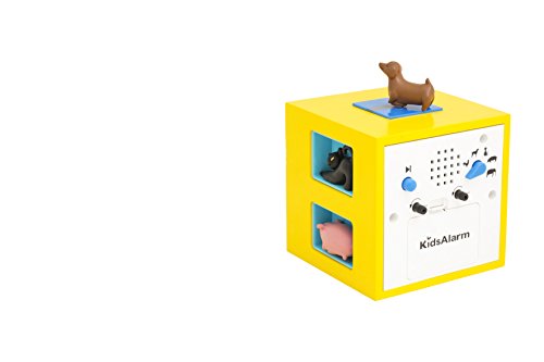 KooKoo KidsAlarm gelb, mit 5 Tierstimmen und Magnettierchen - 4