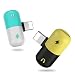 Produktbild OPSLEA 2-in-1 Lightning Adapter für iPhone 8 Mini Audio Adapter für iPhone 7 Kopfhörer Ladeadapter Bule