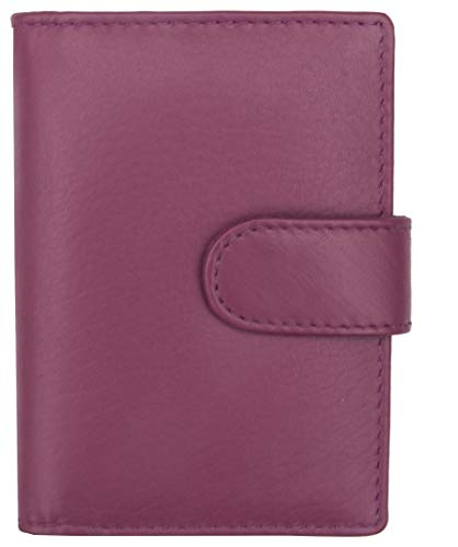 Preisvergleich Produktbild ph Primehide, Herren-Geldbörse Fuchsia 7.5 x 10.5 cm