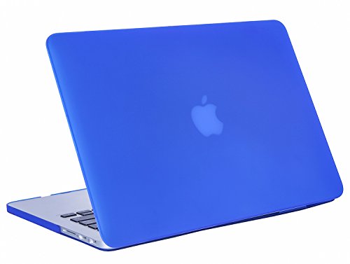 MacBook Pro 13 Retina Hülle Schale,iNeseon Ultra Slim Plastik Hartschale Tasche Cover Shell, US Dunkelblau und EU Transparent Tastatur Abdeckung Schutzhülle für Apple MacBook Pro 13.3 Zoll mit Retina Display Modell:A1502 und A1425 (Dunkelblau) - 3