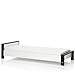 Produktbild Herlag H1966-0008 Jugendbett Modern, 95 x 50 x 220 cm, weiß/braun gebeizt