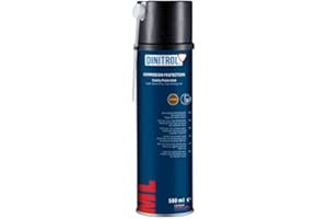 REJEL DINITROL ML Bombe de cire pénétrante avec prolongateur de 90 mm, aérosol de 500 ml