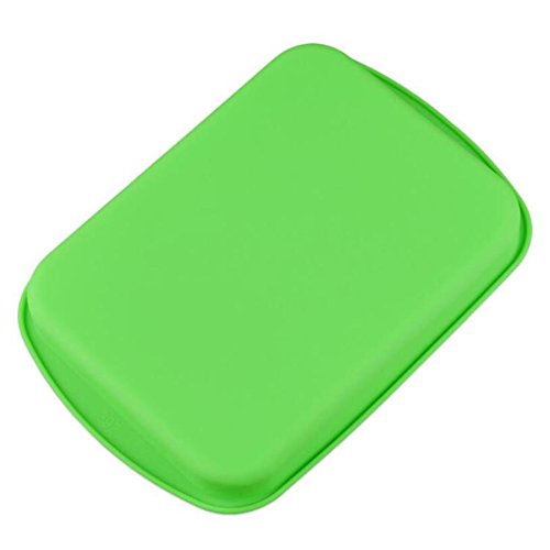 Allforhome 10 Zoll Rechteck Tray Nonstick Flexible Silikon-Ofen-Kuchen-Backen-Bonbonherstellungs Moulds Cake Pans DIY Brot-Laib Toast Mold Multifunktions - 5