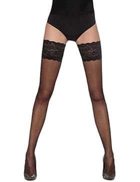 hochwertige edle (versch. Styles und Farben) halterlose Strümpfe Gr. S M L Strapse Overknees Dessous