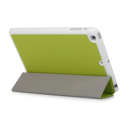 iHarbort® iPad mini Retina/ iPad mini 3/2/1 Hülle – Premium PU Leder Tasche Hülle Etui Schutzhülle Ständer für iPad mini 3/2/1, mit Schlaf / Wach-up-Funktion (iPad mini 3/2/1, grün) - 3