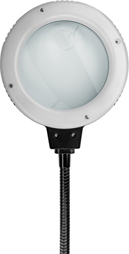 Fixpoint Löthilfe mit LED-Lampe | Schwanenhals-Krokodilklemme Lupe mit LED Lampe, 1 Stück, 45241 - 3