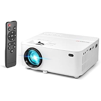 Proiettore Portatile Technaxx TX-127, Risoluzione HD 720P, Schermo Fino A 176 Pollici, LED 40.000h