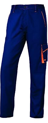 Delta Plus - pantalon panostyle en Polyester et Coton Marine Orange taille - S