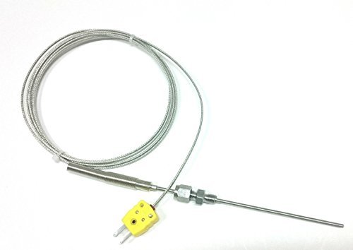 Perfect-Prime TL1813 K-Type Sensor Probes Metal HeadProbe for K-Type Probe Thermocouple Sensor & Meter in Temperature Range from 0 to 1000 ?C by Perfect-Prime