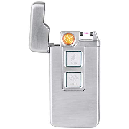 Preisvergleich Produktbild ELV Lichtbogen-Sturmfeuerzeug LF200, zündet mit Lichtbogen oder Glühfaden, Sicherheitsabschaltung, Akku, Metallgehäuse