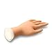 CINEEN Nail Art Movable Practice Model Hand for Nail Art Training Tips Soft Practice Hand Flexible Silicone Prosthetic Hand Manicure Tool...