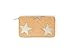Produktbild Damen Geldbörse Geldbeutel Portemonnaie Wallet Etui Clutch Stern beige camel gold (8051)