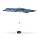 Montaje : El Parasol se entrega con un kit de montaje. El montaje es muy sencillo, se incluye un manual de instrucciones. Losas no incluidas.