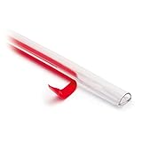 für Glastüren Glasduschen Streifendichtung für Glastür, selbstklebend,für Glasstärke 8-10 mm, L 5000 mm