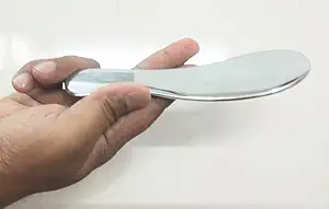 TodayHealth Stainless Steel 304 grade Gua Sha Massage Tool - Tendon Massage Scraping Tool ? Muscle Pain Relief, Myofascial Stress Release and Breaking up Scar Tissue (S - Shaped)