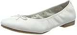 Klassischer Schnitt Tamaris Damen 22116 Ballerinas, weiß, 40 EU