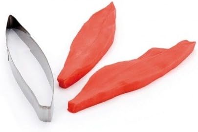 Timbres en silicone & lot d'emporte-pièces forme de tulipe feuilles