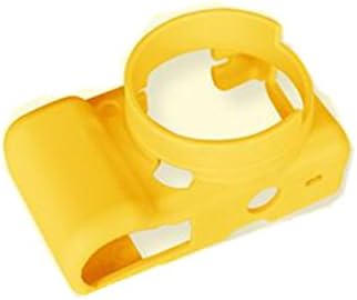 Protective Silicone Gel Rubber Soft Camera Case Cover Bag For Sony ILCE-6300L /A6300 Camera Yellow