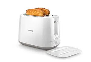 (Renewed) PHILIPS HD2582/00 2-slice Pop-up Toaster, White