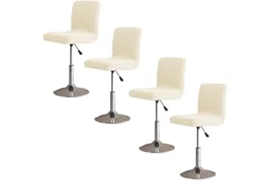SDNAM Fundas Elásticas para Taburete De Bar Pack 2/4/6 Funda para Silla con Respaldo, Fundas para Sillas De Comedor EláStica para Taburetes Altos para Bar, Casa, CafeteríA o Fiesta,Fundas Sillas (Color : #