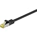 Produktbild Goobay 91671 RJ45 Patchkabel "S/FTP (PiMF)" mit "CAT 7" Rohkabel, 25m Schwarz