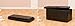 New Large Ottoman Foldaway Storage Blanket Toy Box Bench Faux Leather Chocolate 76x38cms