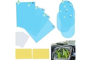 CAPRICIOUS 8 pellicole protettive per specchietto retrovisore impermeabili anti-appannamento per veicolo universale, bagagliaio, finestrini laterali, specchio