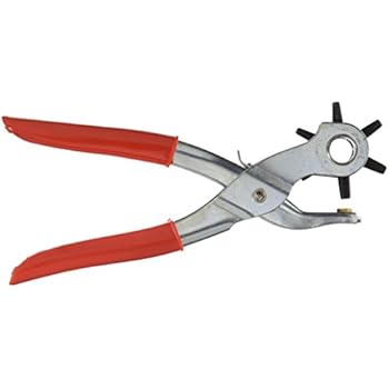 PINZA FUSTELLATRICE PER OCCHIELLI FORI CINTURA FUSTELLA CUOIO 2,5-5mm
